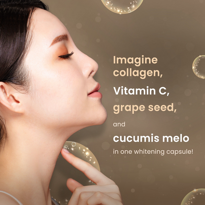 REG-WHITOCEL 60s | L-Glutathione + Collagen + Grape Seed + Vitamin C Antioxidant Supplement