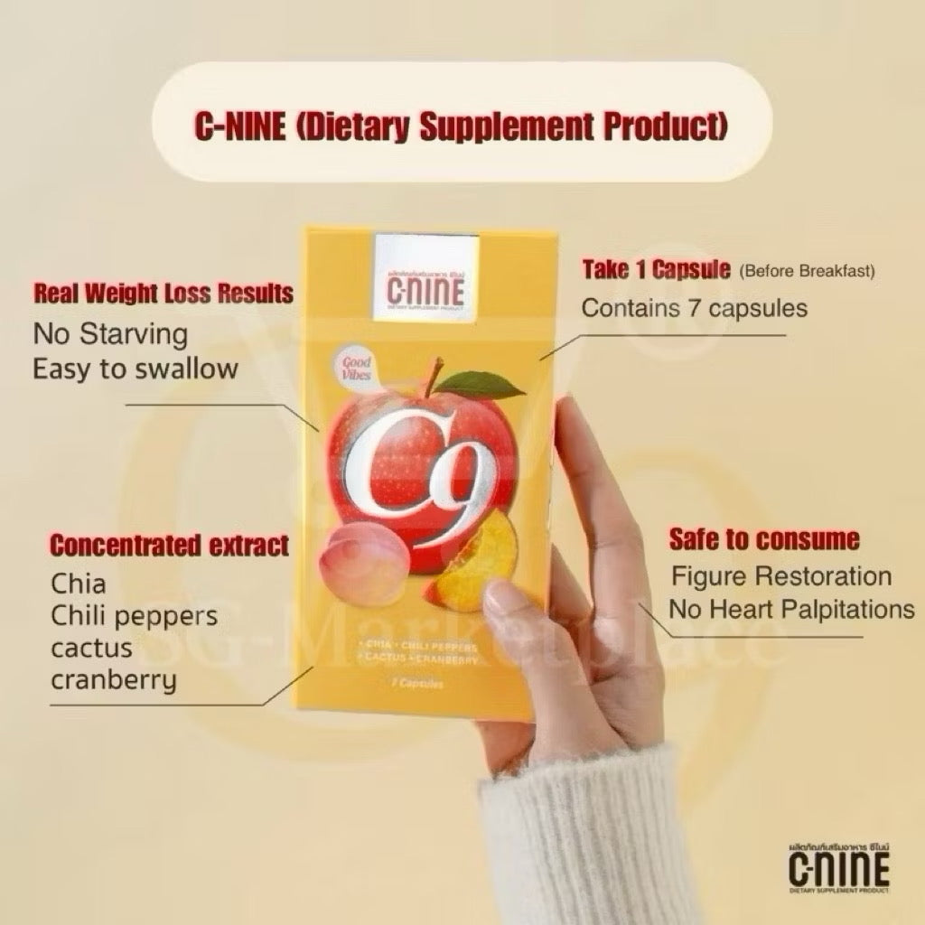 C-NINE Dietary Supplement Health Support Wellness Boost