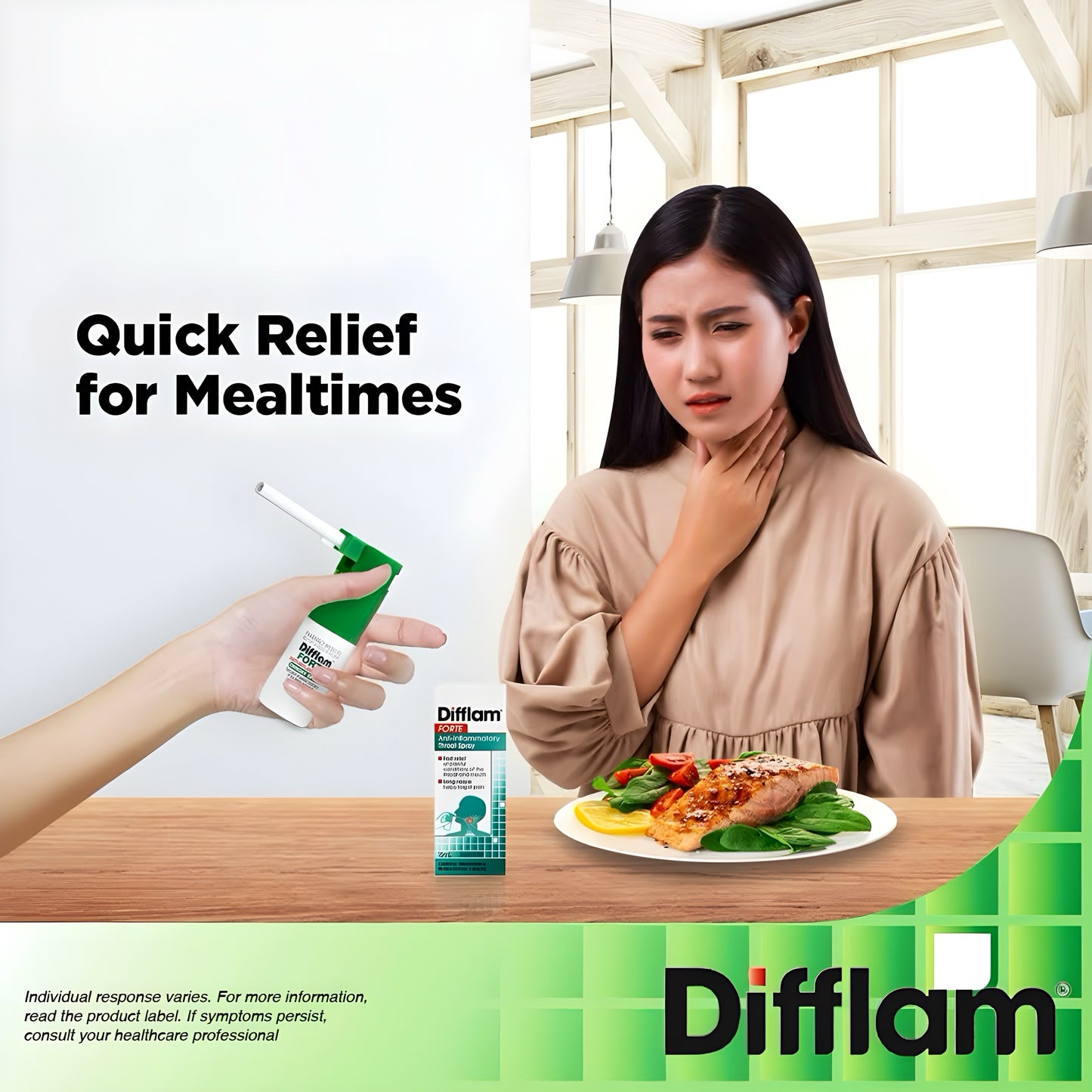 💨 Difflam Forte 15mL Spray | 🔥 Anti-Inflammatory | ⚡ Rapid Relief for Sore Throat & Mouth Pain