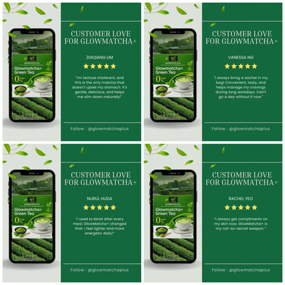 GlowMatcha+ 🍵 | Burn Fat 🔥 | Detox 🧼 | Boost Metabolism ⚡ | Curb Appetite ✨ | Zero Sugar 🚫🍬 | 100% Natural 🌿