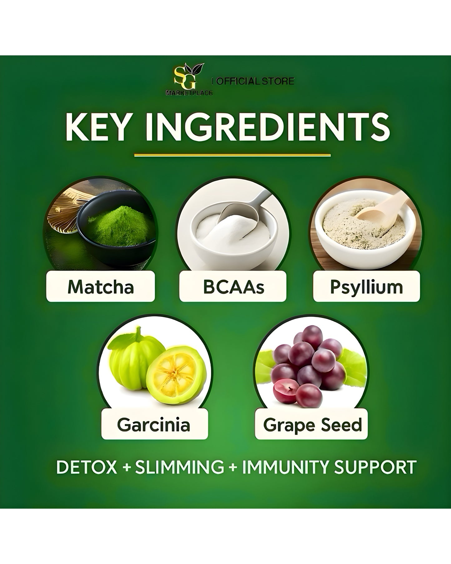 GlowMatcha+ 🍵 | Burn Fat 🔥 | Detox 🧼 | Boost Metabolism ⚡ | Curb Appetite ✨ | Zero Sugar 🚫🍬 | 100% Natural 🌿