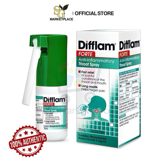 💨 Difflam Forte 15mL Spray | 🔥 Anti-Inflammatory | ⚡ Rapid Relief for Sore Throat & Mouth Pain