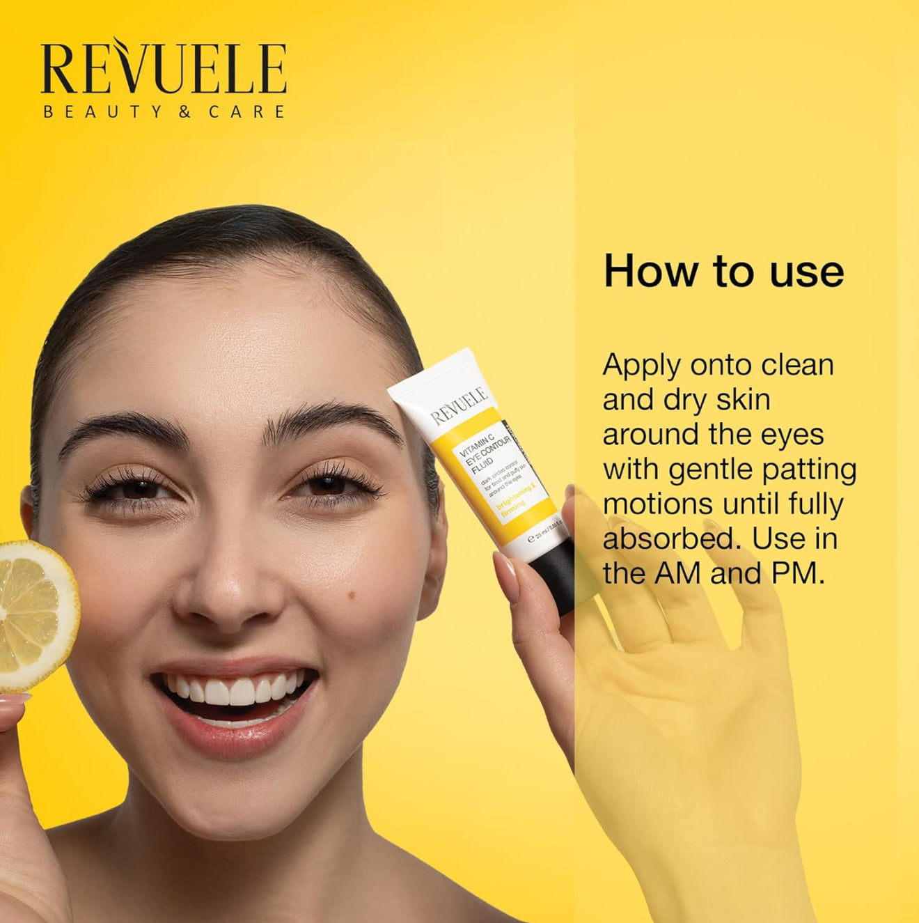 Revuele Vitamin C Eye Contour Fluid 25ml – Brightening, Firming & Anti-Dark Circles
