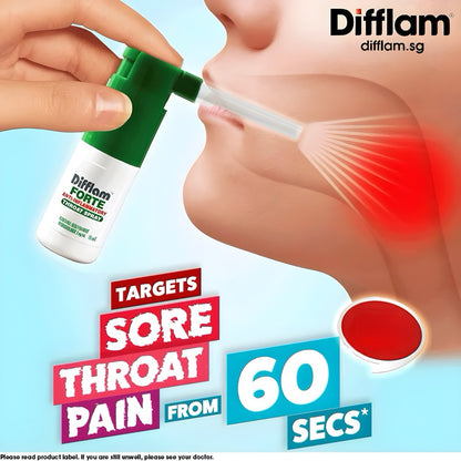 💨 Difflam Forte 15mL Spray | 🔥 Anti-Inflammatory | ⚡ Rapid Relief for Sore Throat & Mouth Pain