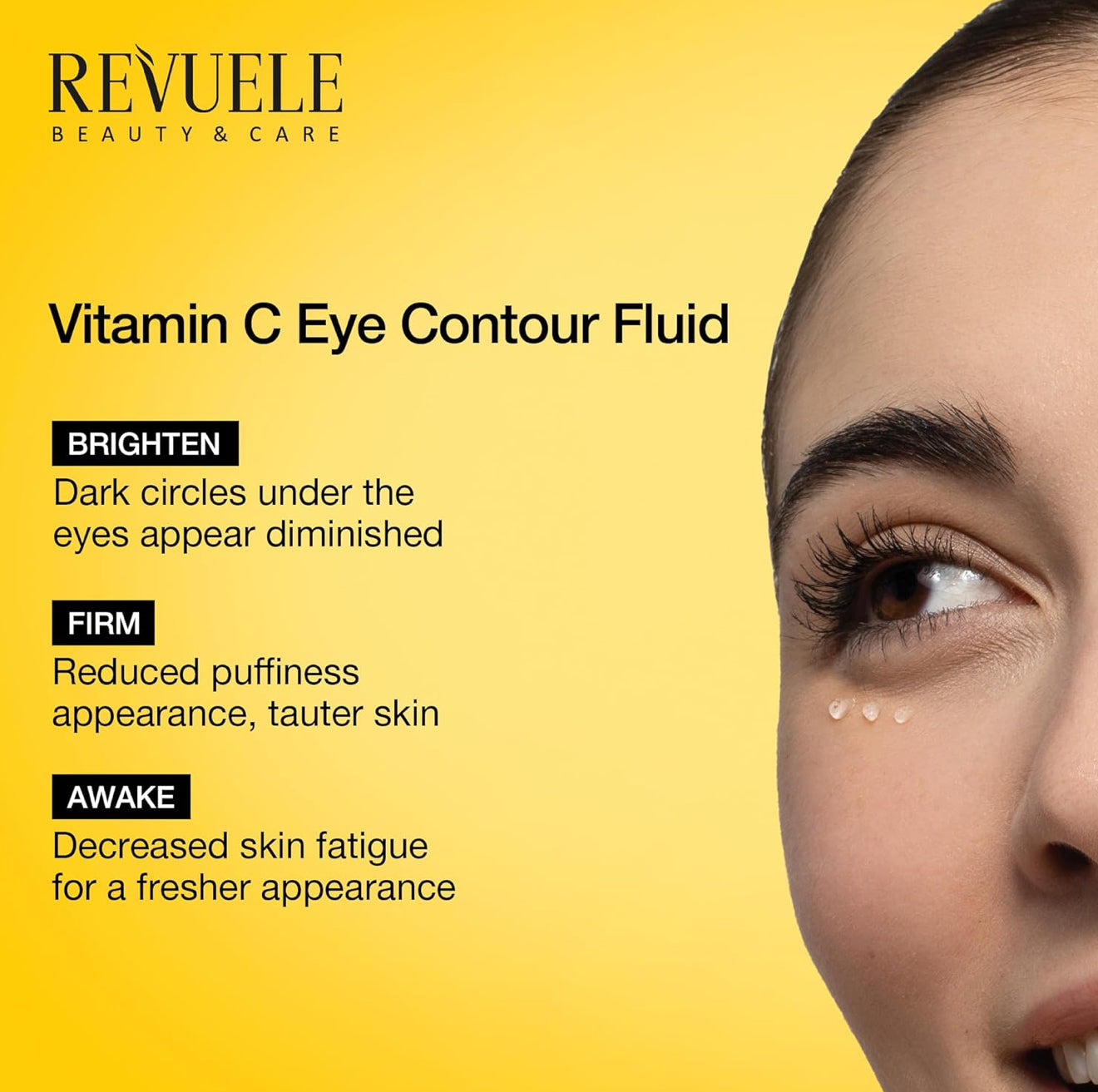 Revuele Vitamin C Eye Contour Fluid 25ml – Brightening, Firming & Anti-Dark Circles