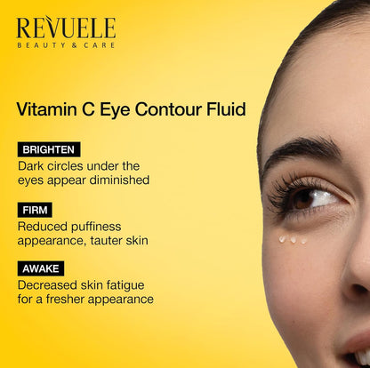 Revuele Vitamin C Eye Contour Fluid 25ml – Brightening, Firming & Anti-Dark Circles
