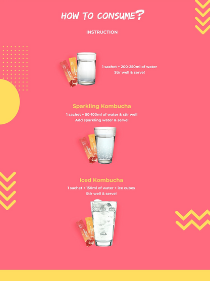 Brew Kombucha Passion Fruit | Alishan High Mountain Green Tea (5g x10s)