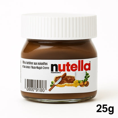 Mini Nutella 25g Pocket-Sized Chocolate Hazelnut Spread Perfect For Travel Gift