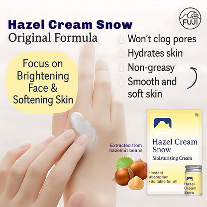Hazel Cream Snow (50g) Whitening And Hydrating Moisturizer | Thailand Original