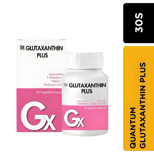 Quantum Glutaxanthin Plus (30s) with Astaxanthin, L-Glutathione, Vitamin C, and Hyaluronic Acid
