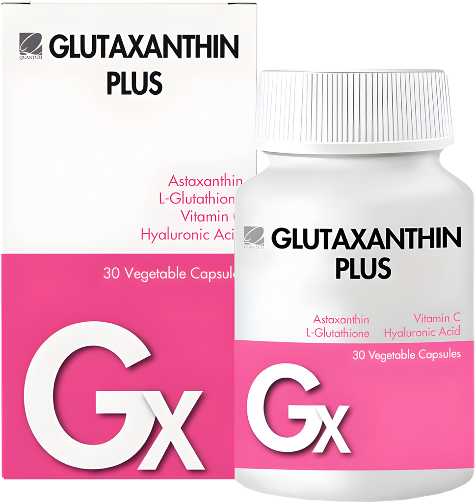 Quantum Glutaxanthin Plus (30s) with Astaxanthin, L-Glutathione, Vitamin C, and Hyaluronic Acid