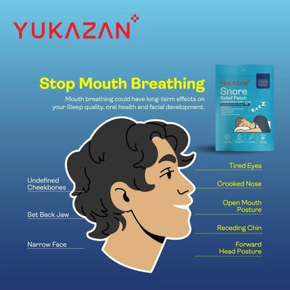 YUKAZAN Snore Relief Patch Lavender Oil | Reduce Snoring & Improve Sleep
