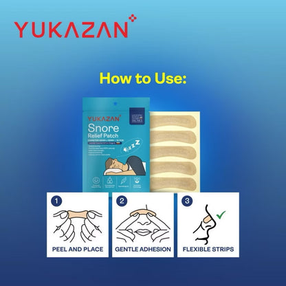 YUKAZAN Snore Relief Patch Lavender Oil | Reduce Snoring & Improve Sleep